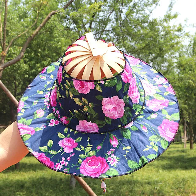 Levoire | Chapeau avec Style Élégant et Protection Solaire pour Femmes Rose bleue