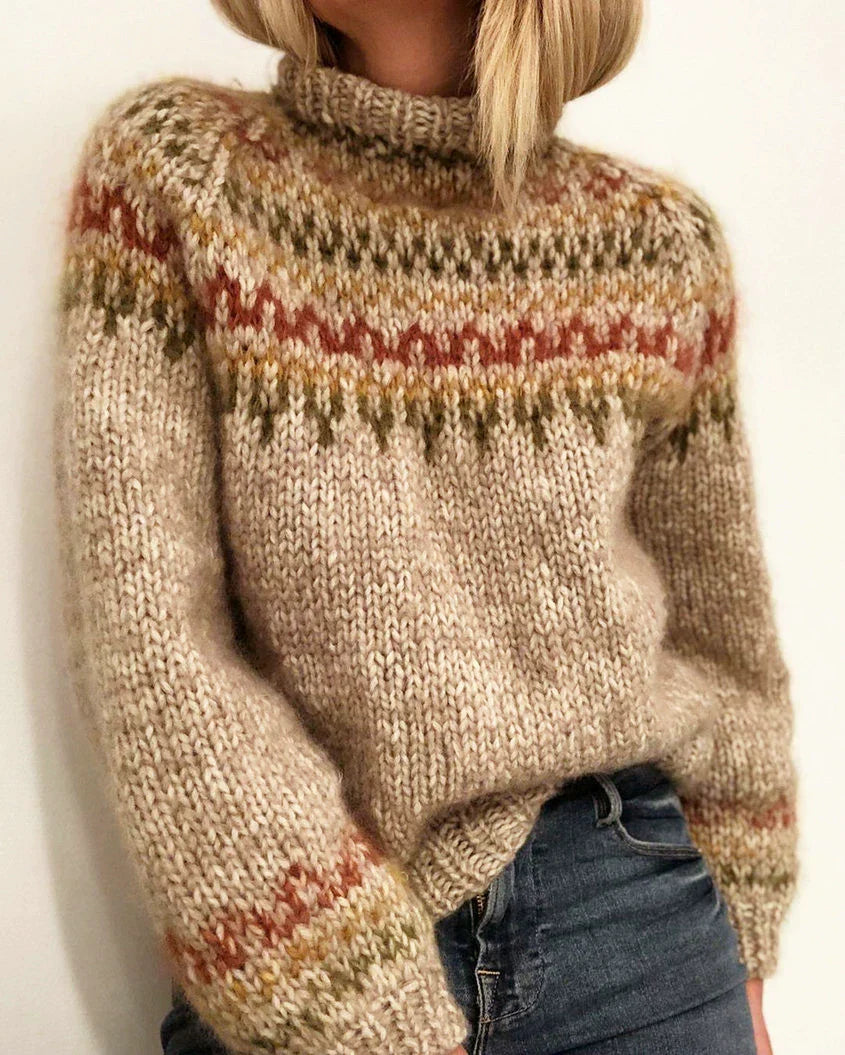 Levoire | Pull Avec Col Rond Orange