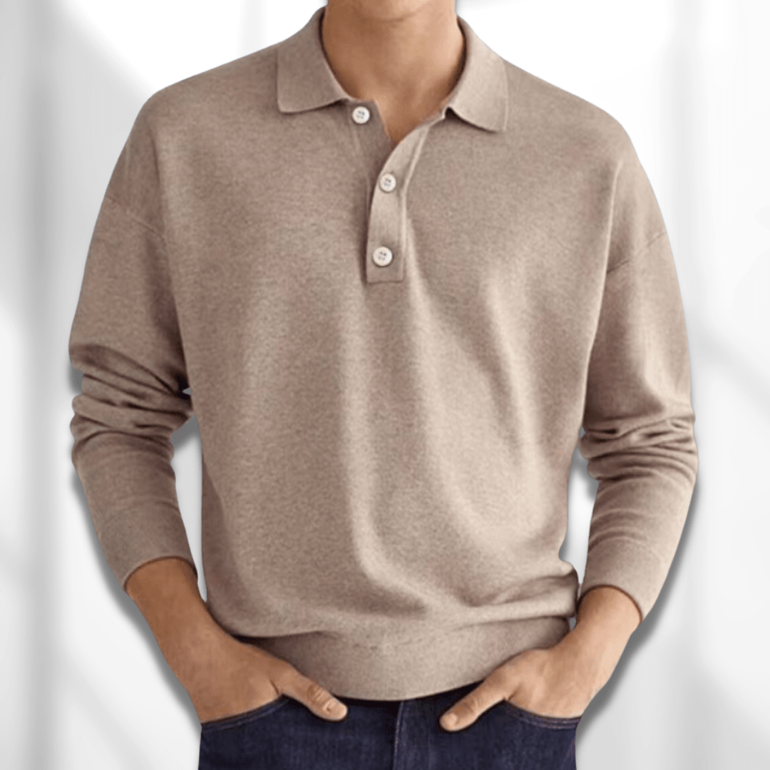 Levoire | Le pull polo, Le luxe redéfini Khaki