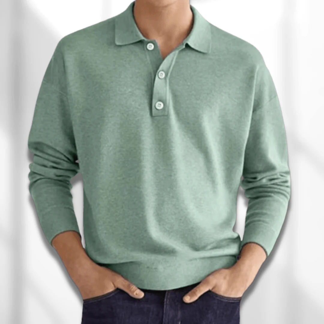 Levoire | Polo En Tricot Élégant Vert clair