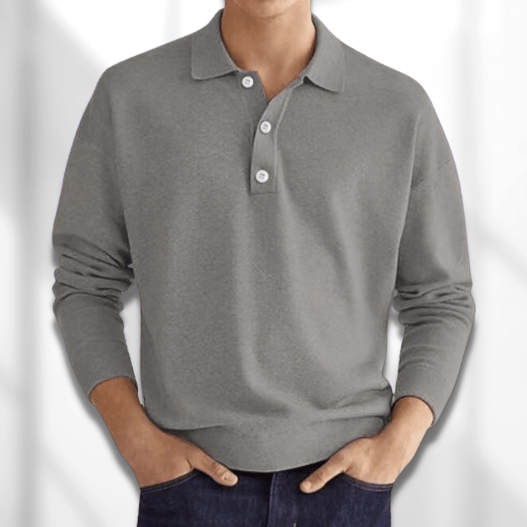 Levoire | Polo Classique Homme Grau