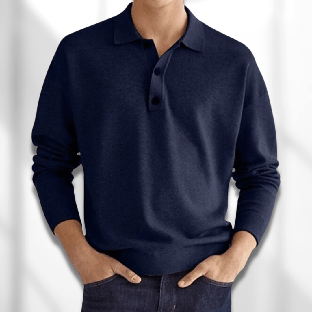 Levoire | Le pull polo, Le luxe redéfini Bleu