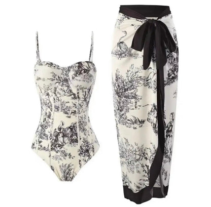 Levoire | Maillot De Bain Ensemble Extravagant Noir