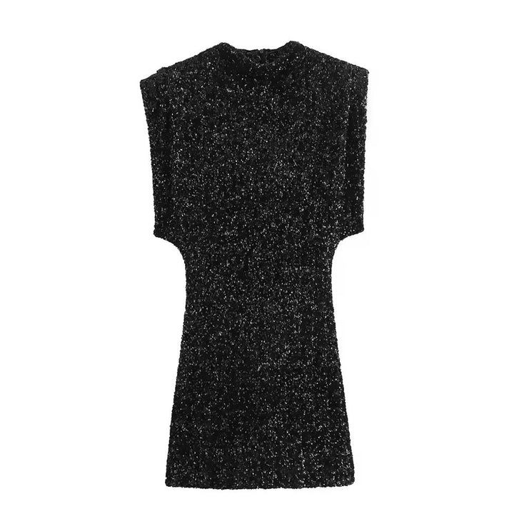 Levoire | Robe Bodycon Brillante Sans Manches