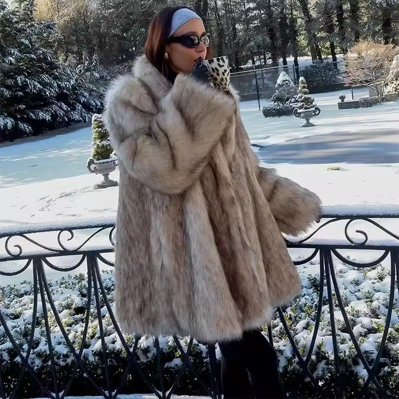 Levoire | Manteau En Fausse Fourrure Luxueux Élégant & Intemporel