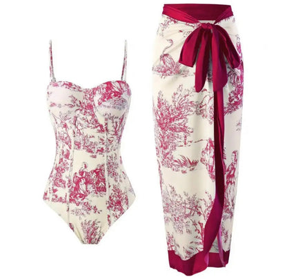 Levoire | Maillot De Bain Ensemble Extravagant Rot