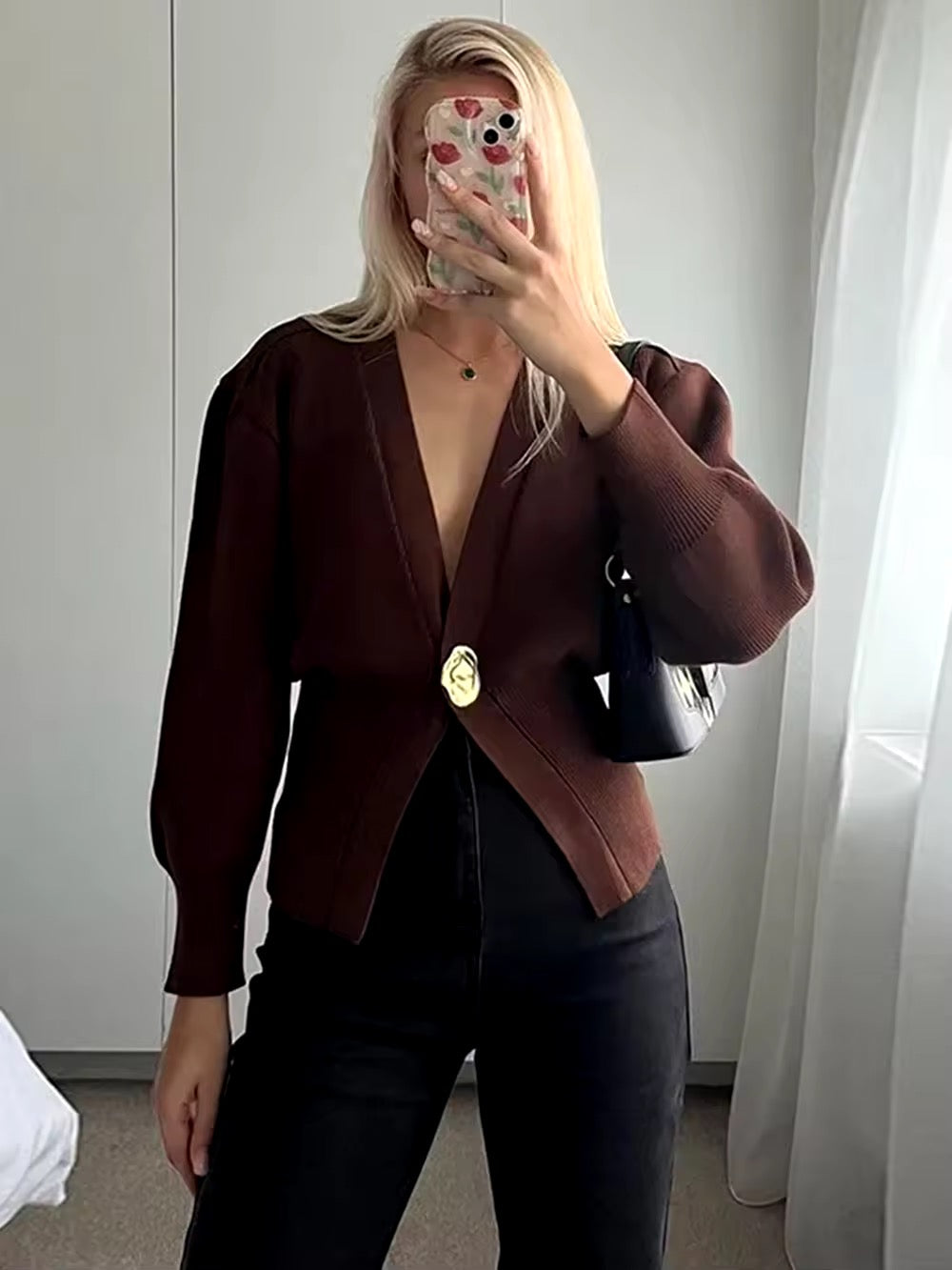 Levoire | Gilet Avec Bouton Doré