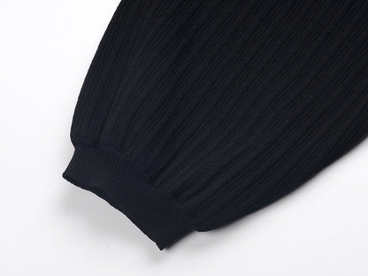 Levoire | Robe Midi À Col En Tricot