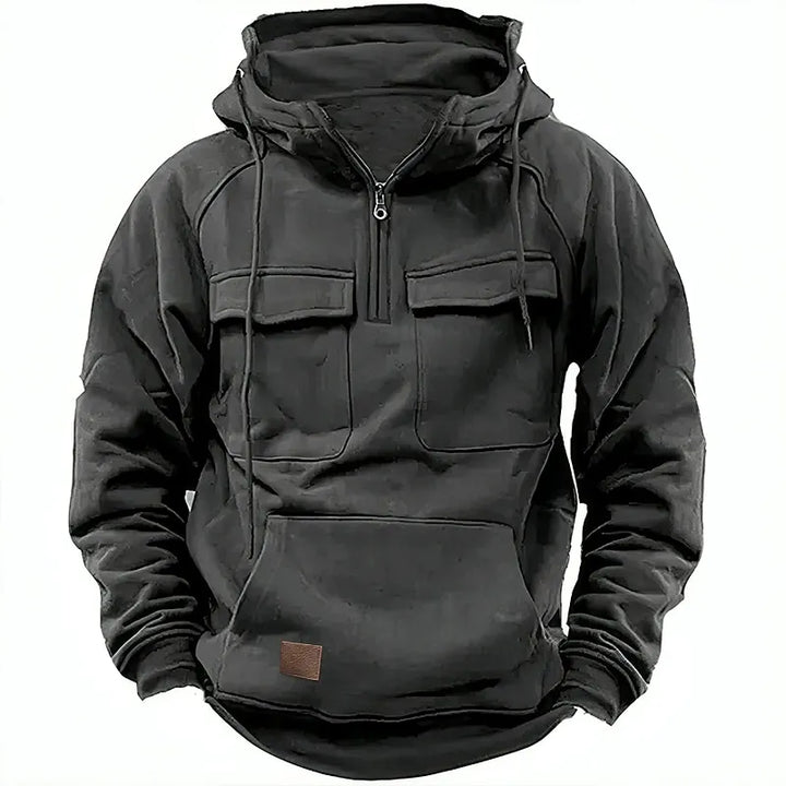 Levoire | Sweat Capuche Confortable Journées Détendues Gris