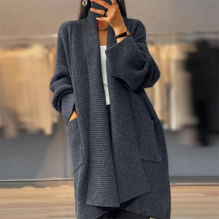 Levoire | Cardigan Long Pour Femme - Chaud Gris