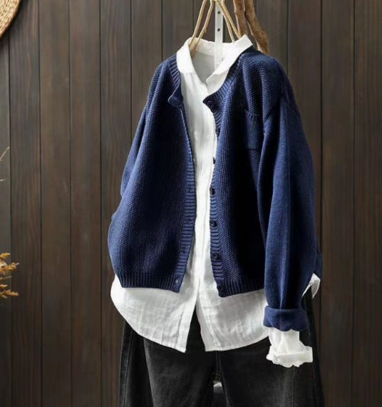 Levoire | Dou Cardigan Doux Marine