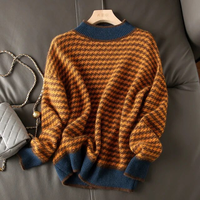 Levoire | Pull Confortable Et Chic Hiver Orange