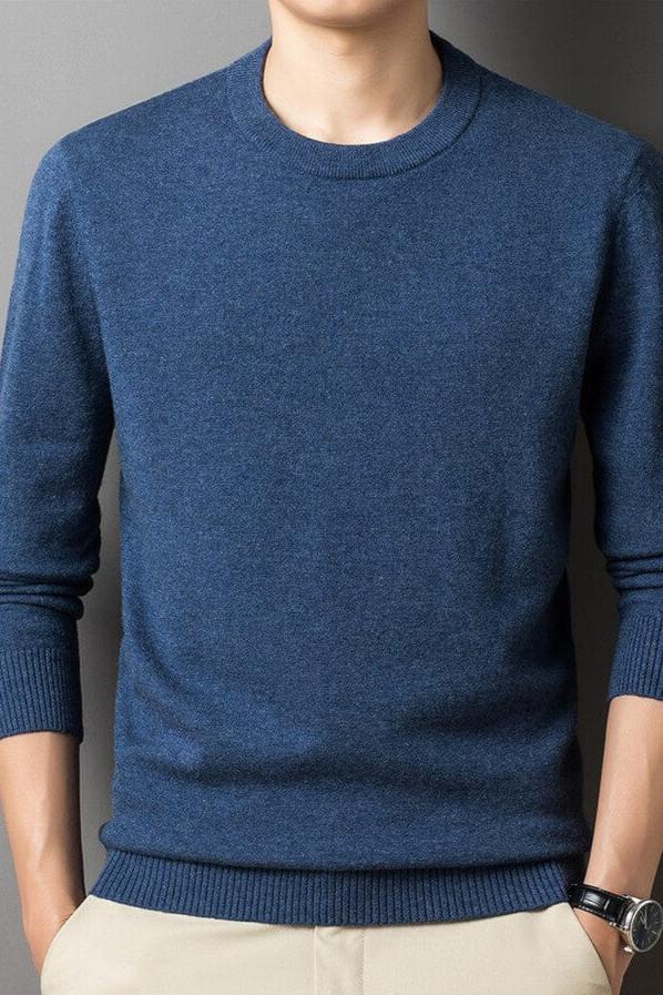 Levoire | Pull en cachemire avec une sensation luxueuse Bleu