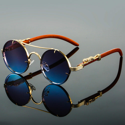 Levoire | Lunettes de soleil rétro en métal rond