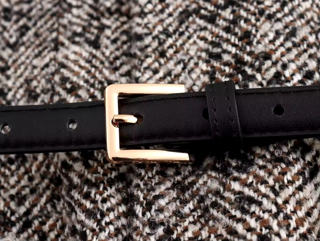 Levoire | Blazer En Tweed Avec Ceinture À Motif Chevrons