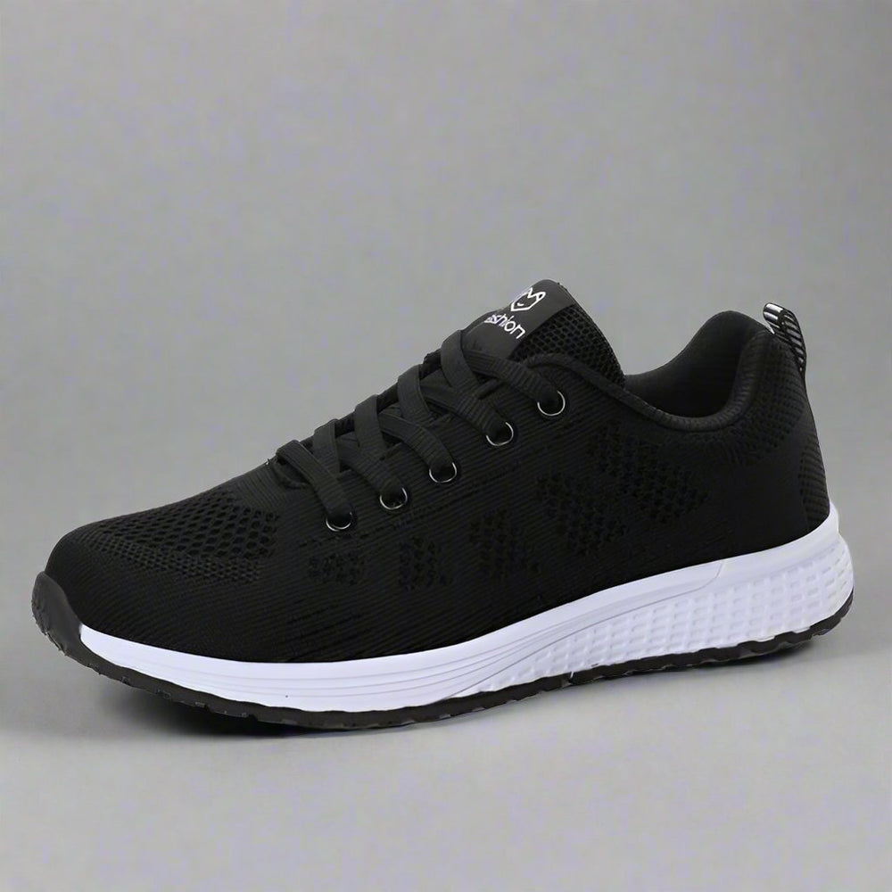 Levoire | Chaussure De Soin Confortable Avec Support De Pied Noir