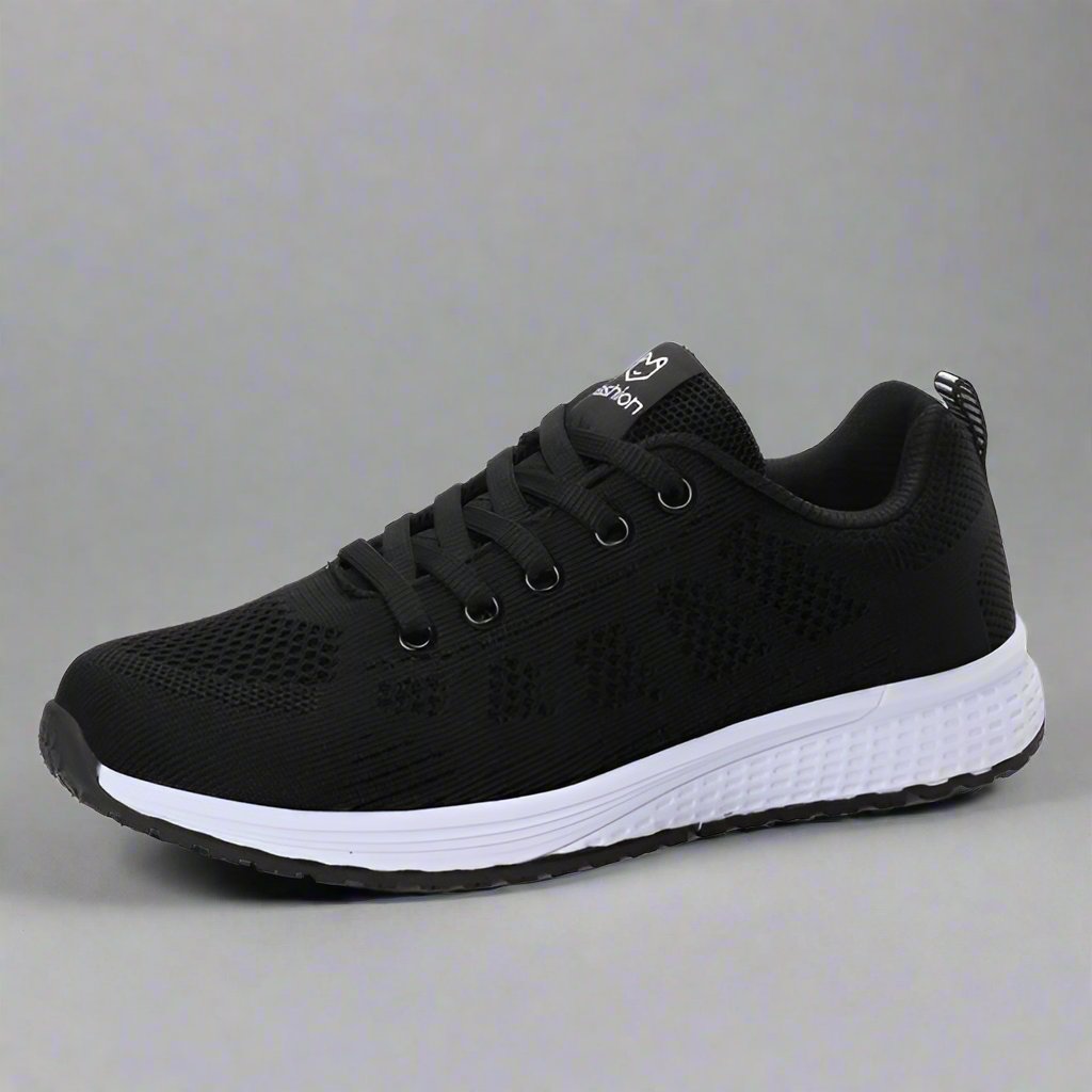Levoire | Chaussure De Soin Confortable Avec Support De Pied Noir