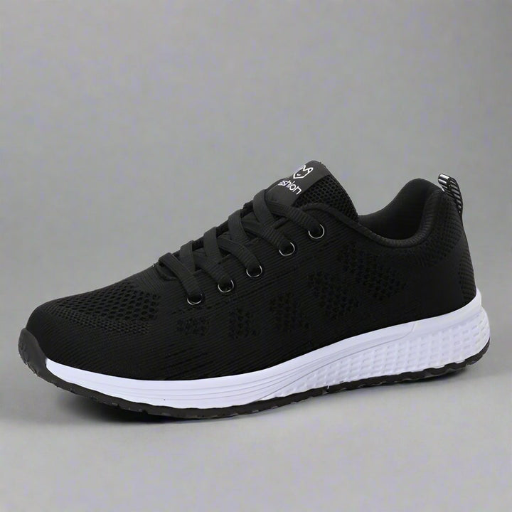 Levoire | Chaussure De Soin Confortable Avec Support De Pied Noir