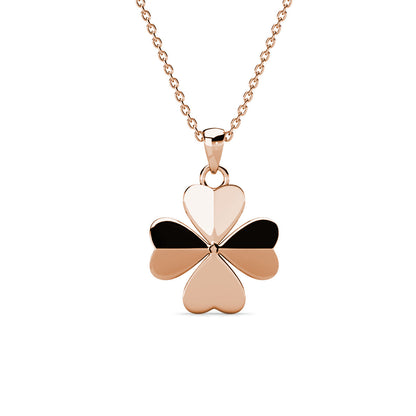 Levoire | et pendentif pétale Clover orné de 6 cristaux Swarovski - Livraison Offerte