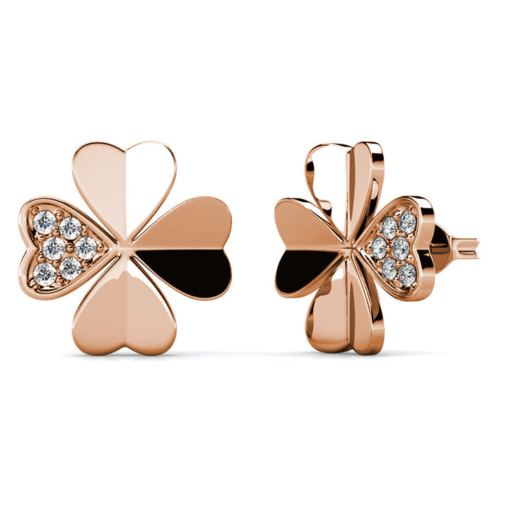 Levoire | et pendentif pétale Clover orné de 6 cristaux Swarovski - Livraison Offerte