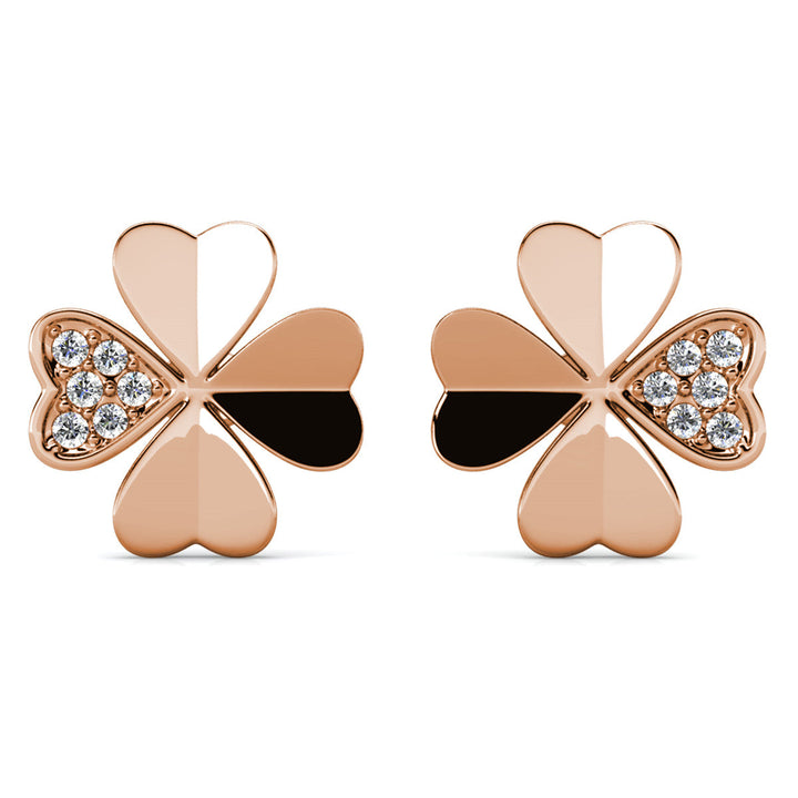 Levoire | et pendentif pétale Clover orné de 6 cristaux Swarovski - Livraison Offerte