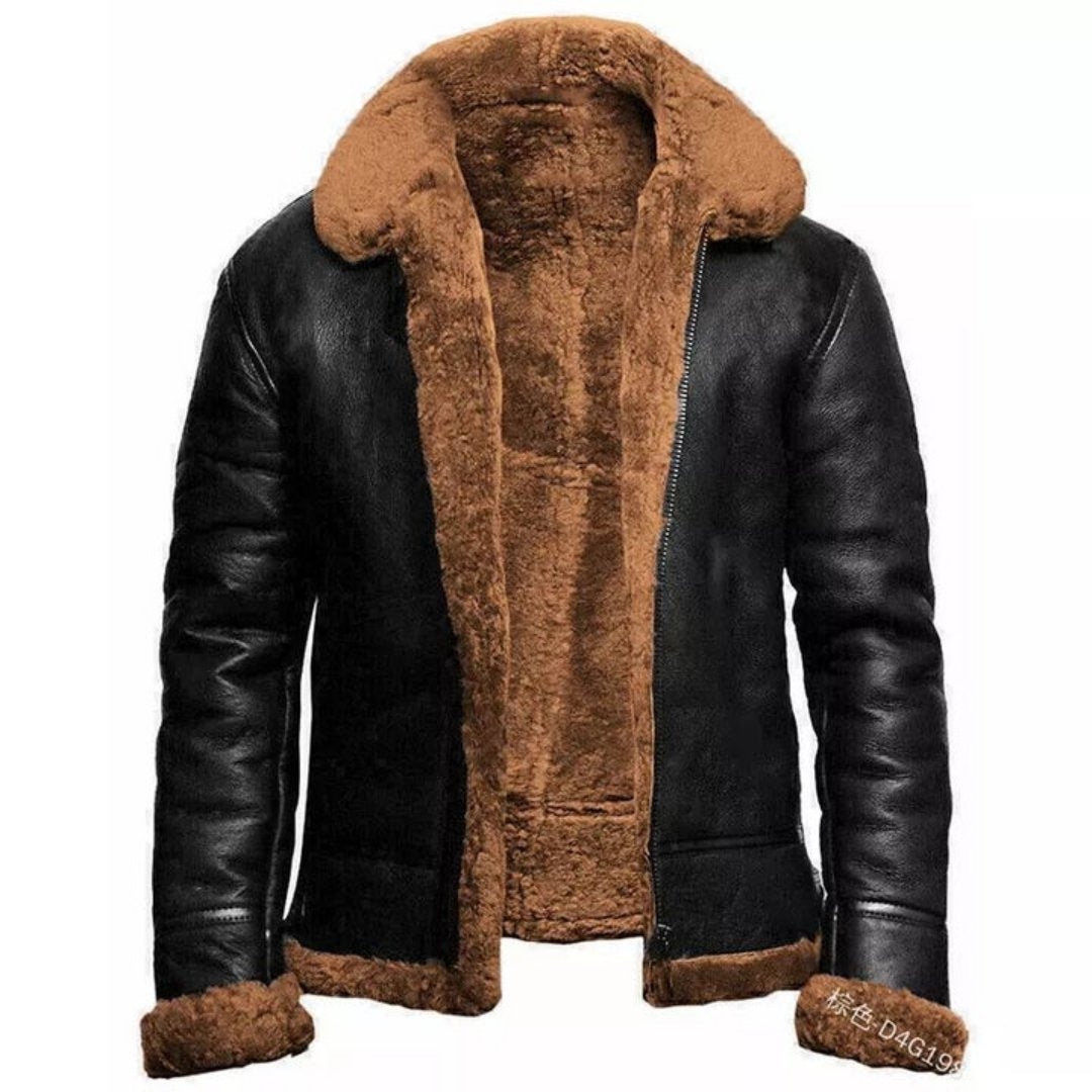 Levoire | Manteau Chaud D'Hiver Brune