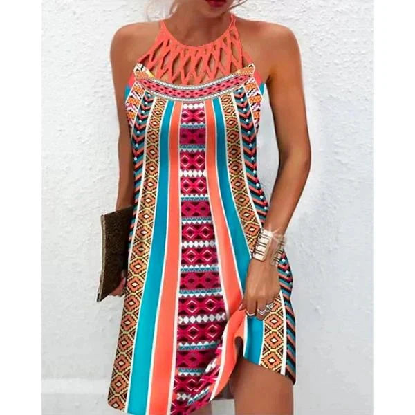 Levoire | Robe En Hippie-Chic Orange Noir