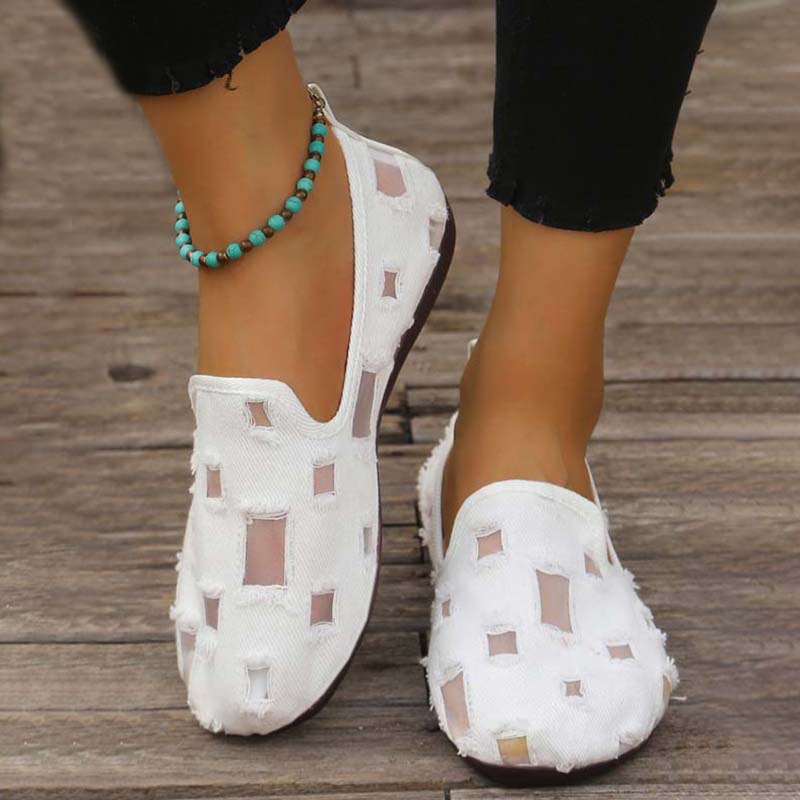 Levoire | Chaussures Décontractées En Mesh Blanc