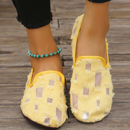 Levoire | Chaussures Décontractées En Mesh Jaune