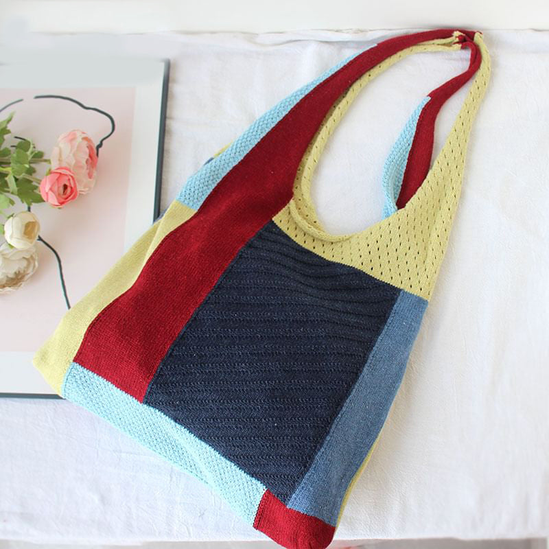 Levoire | Patchwork Tricot Sac Multicolor 3