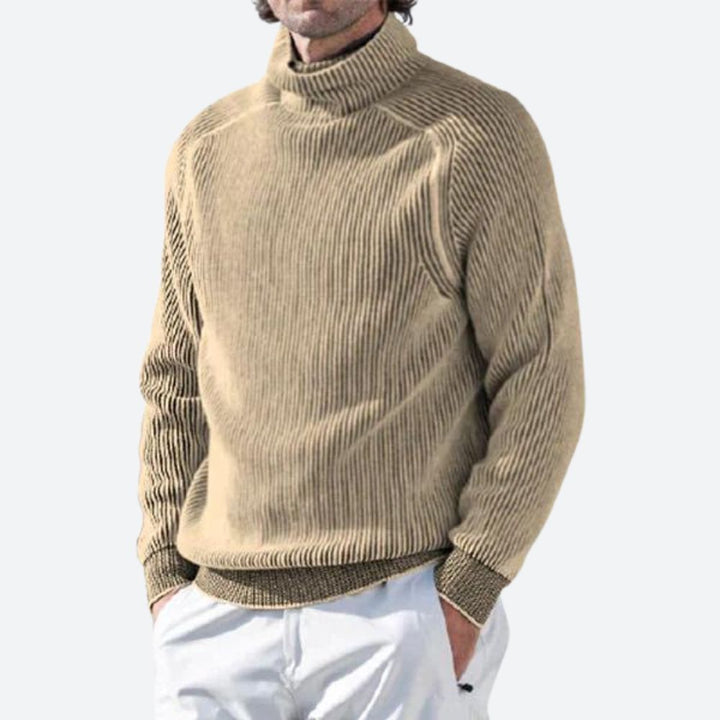 Levoire | Chemise Colonne À Manches Longues Khaki