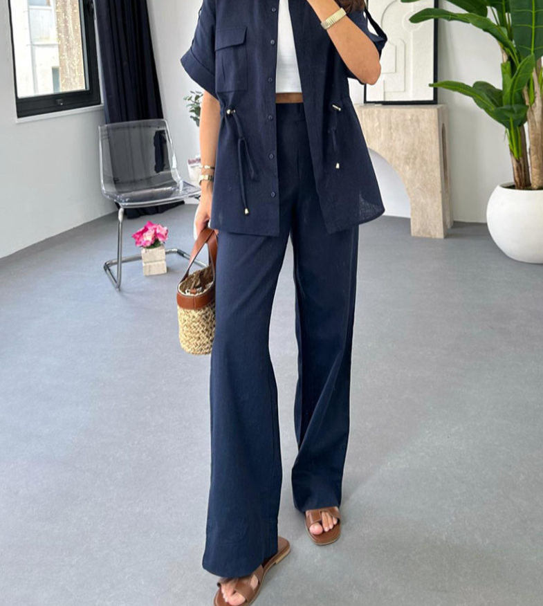 Levoire | Ensemble Décontracté 2 Pièces Noir