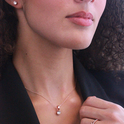 Levoire | et Pendentif Birth Stone orné d'un cristal autrichien de haute qualité - Livraison offerte