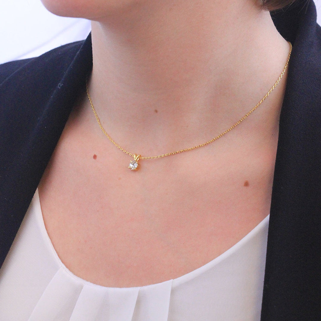 Levoire | Vernice Stone orné d'un cristal autrichien de très haute qualité - Livraison Offerte Plaqué Or 18k