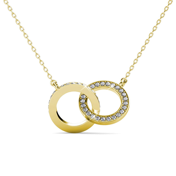 Levoire | Circle Twin orné de 52 cristaux autrichiens de très haute qualité - Livraison Offerte