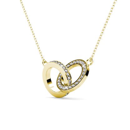 Levoire | Circle Twin orné de 52 cristaux autrichiens de très haute qualité - Livraison Offerte