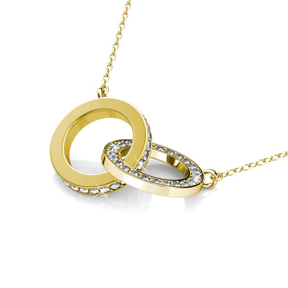 Levoire | Circle Twin orné de 52 cristaux autrichiens de très haute qualité - Livraison Offerte