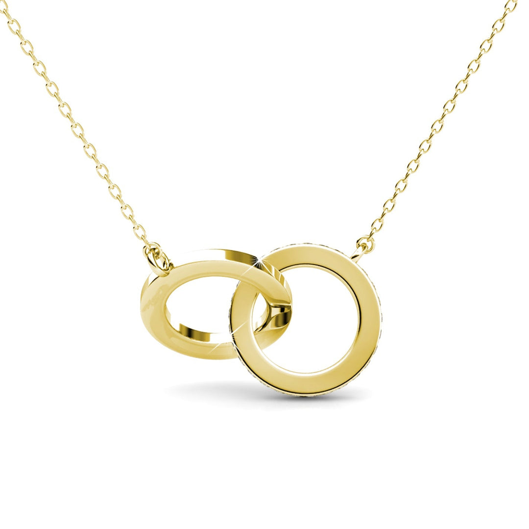 Levoire | Circle Twin orné de 52 cristaux autrichiens de très haute qualité - Livraison Offerte
