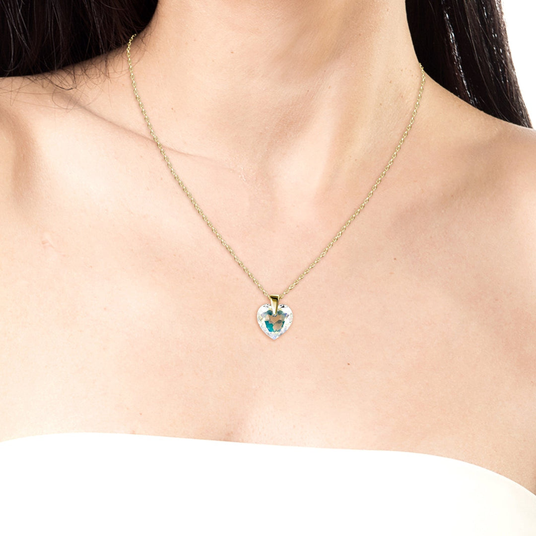 Levoire | Crystaline Heart ornées d'un Cristal Autrichien de très haute qualité - Livraison Offerte
