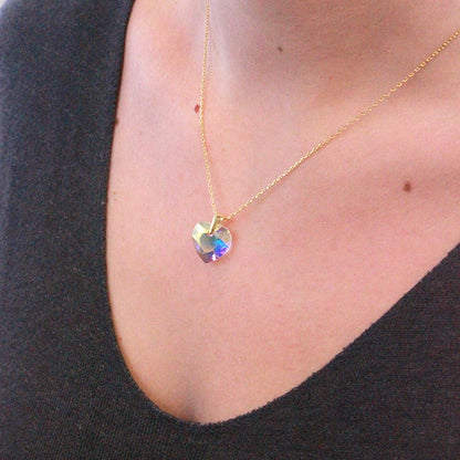 Levoire | Crystaline Heart ornées d'un Cristal Autrichien de très haute qualité - Livraison Offerte