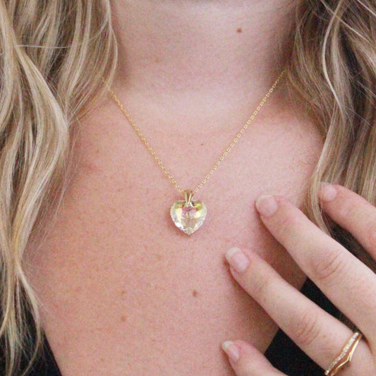 Levoire | Crystaline Heart ornées d'un Cristal Autrichien de très haute qualité - Livraison Offerte