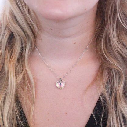 Levoire | Crystaline Heart ornées d'un Cristal Autrichien de très haute qualité - Livraison Offerte