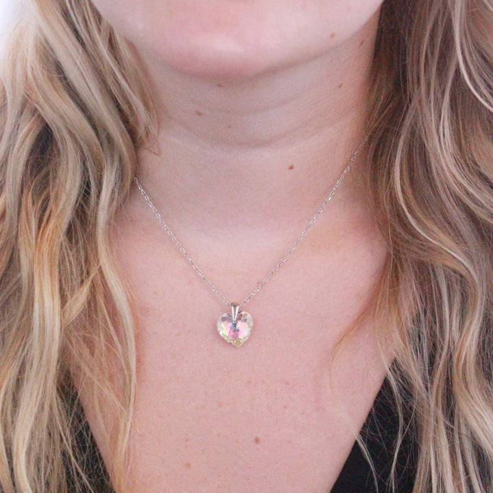 Levoire | Crystaline Heart ornées d'un Cristal Autrichien de très haute qualité - Livraison Offerte