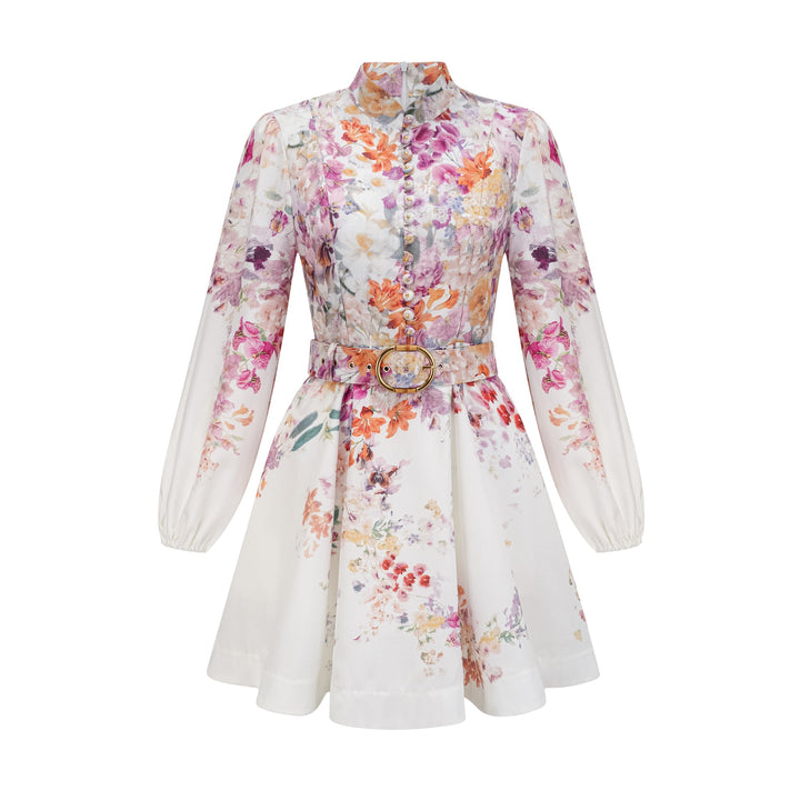 Levoire | Robe Midi En Or Ornée De Cristaux