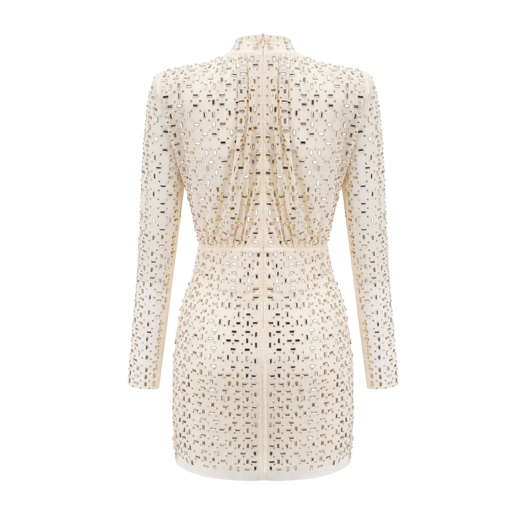 Levoire | Robe Minime Drapée Revêtue De Cristal