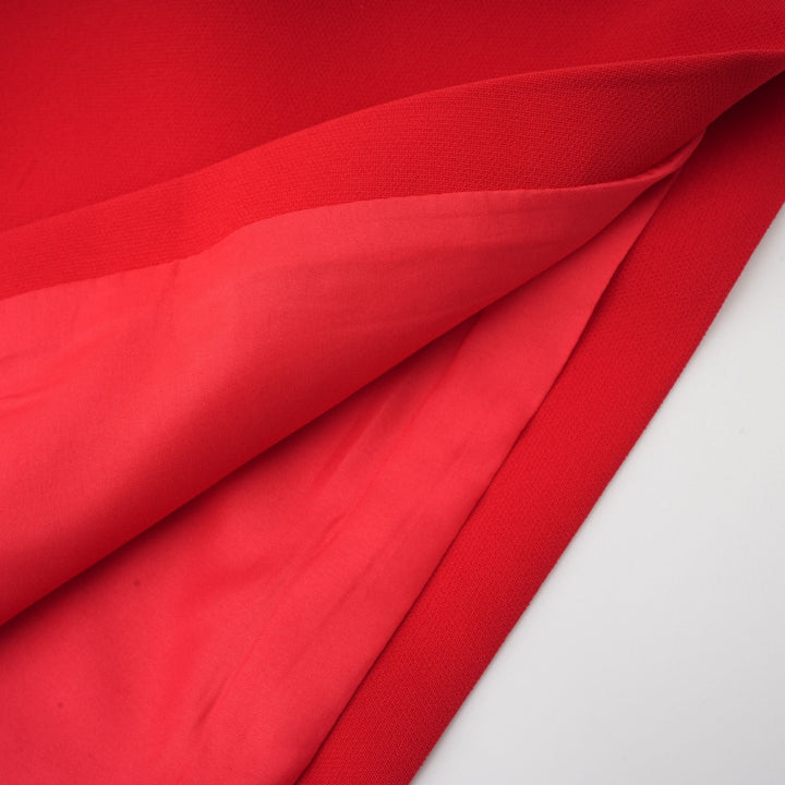 Levoire | Robe Mini À Découpe Baillement De Manche Pétale Rouge