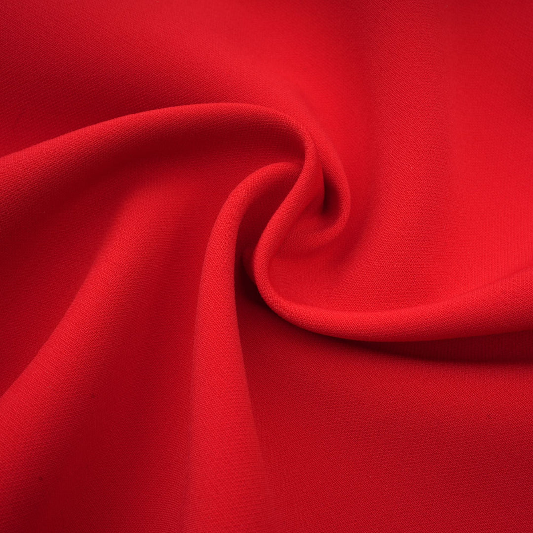Levoire | Robe Mini À Découpe Baillement De Manche Pétale Rouge