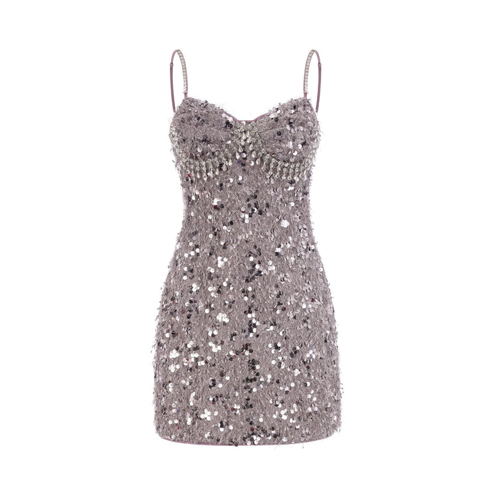 Levoire | Robe Mini Décorée Lila
