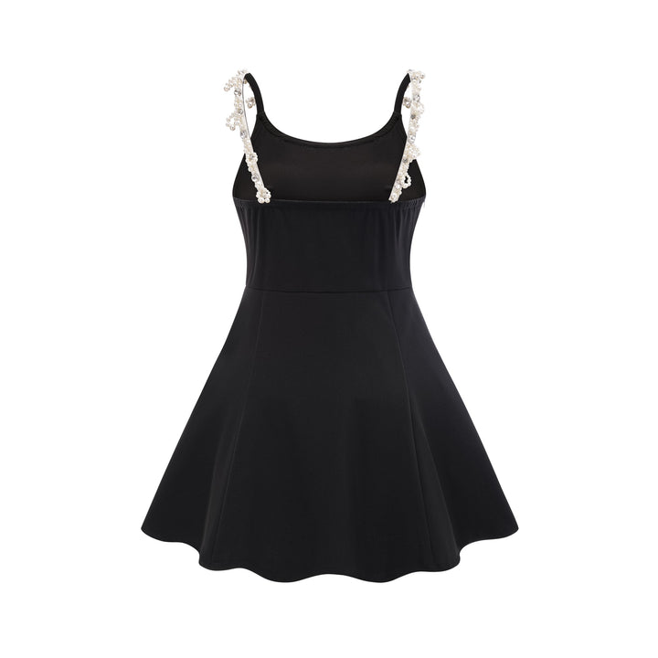Levoire | Robe Mini Évasée En Fausses Perles