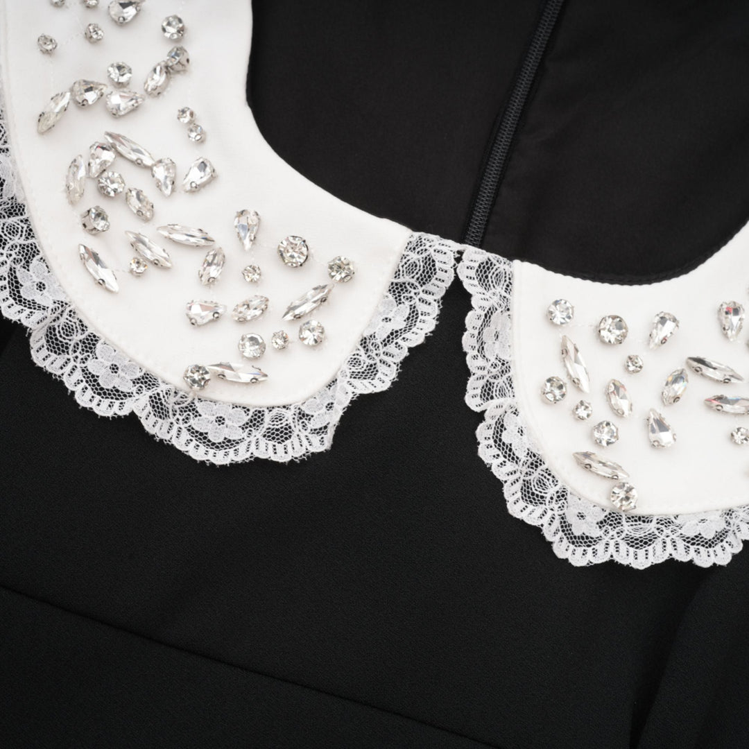 Levoire | Robe Mini Décorée De Cristal Luxueuse